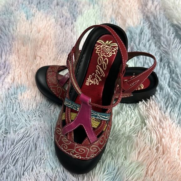 Corkys Shoes Corkys Footwear Wine Elite River Leather Clogsize 8